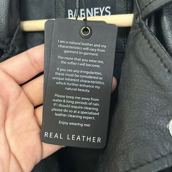 BRAND NEW Barneys Original Leather Jacket - Picture 3 of 3